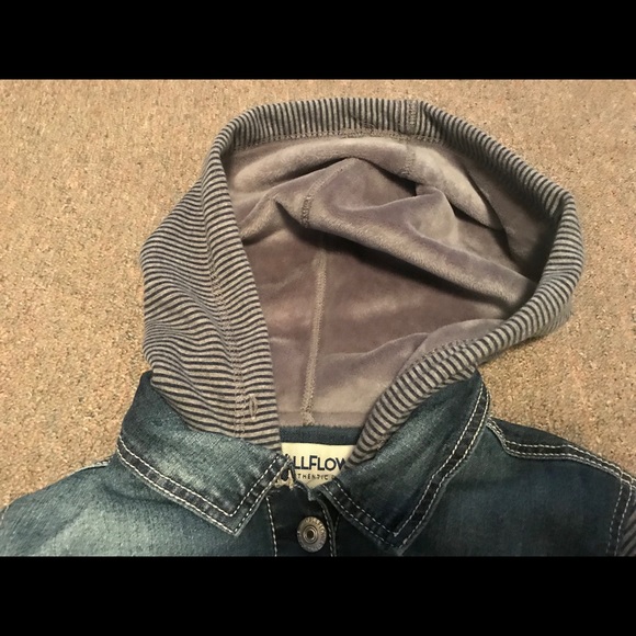 Wallflower Jean/ Sweater Hoodie Jacket Jr Med - Picture 2 of 5